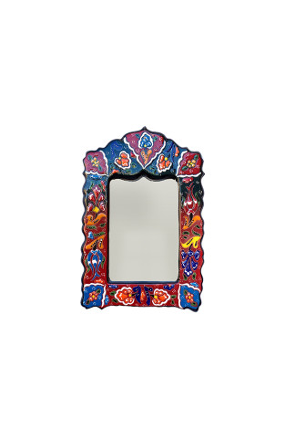 Handcrafted Tulip Patterned Mirror